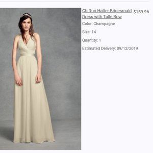 New Vera Wang Bridesmaid dress